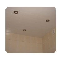 Потолок реечный перфорированный Албес - Светло белый 4000 x 200