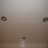 (63_С) Размер 2,3 м. x 2 м. - Качественный реечный потолок Cesal Белый Жемчуг в комплекте