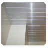 Качественный реечный потолок белый матовый в комплекте - Размер 3.6 м. x 3 м