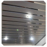 Алюминиевый качественный реечный потолок в комплекте металлик с хром вставкой - Размер 1,15 м. х 1,7м.