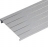 (2_MT) Размер 2,3 м. x 2 м. - Алюминиевый качественный реечный потолок металлик с хром полосой в комплекте