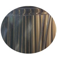 Зеркальный реечный потолок Албес - Супер-хром люкс 4000x200