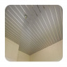 Качественный реечный потолок металлик с хром вставкой - Размер 1,8 м. х 3 м.