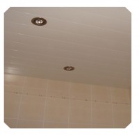 Качественный реечный потолок белый блеск в комплекте- Размер 2.27 м. х 2.7 м.