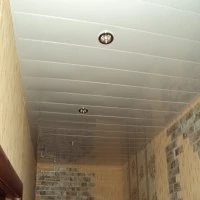 Реечный потолок в ванной комнате 1,9х1,7 - Белый матовый