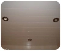 Размер 2.07 м x 2.00 м комплект реечного потолка в ванную комнату