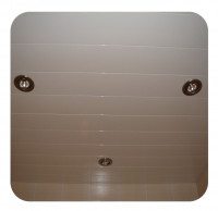 Качественный реечный потолок в комплекте белый матовый - Размер 3,2 м. x 1,5 м.