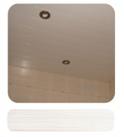 Реечный потолок Cesal для ванной комнаты бежевый - Размер 2,2 м. х 2 м.