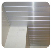 Реечный потолок для ванной комнаты металлик - Размер 2,75 м. х 1,5 м.