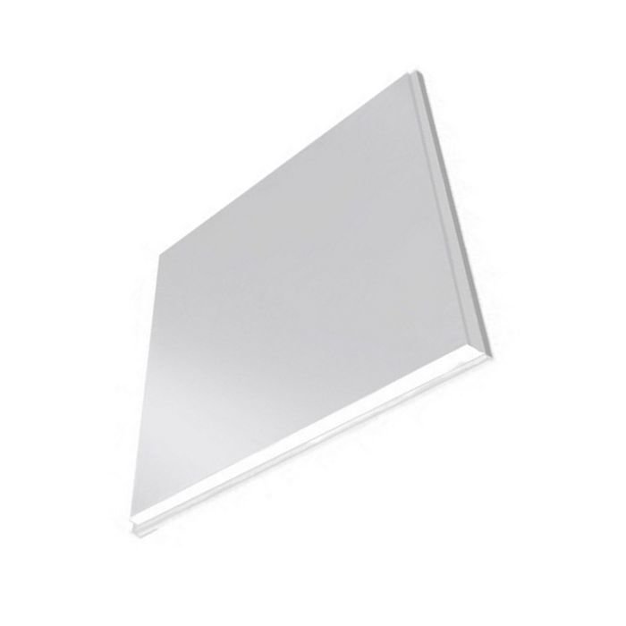 Потолок кассетный Cesal profi Tegular K90 Жемчужно белый C01 595х595 мм