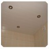 Размер 2,48 м. x 1,98 м. Реечный потолок для ванной комнаты - белый матовый