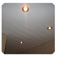 Подвесной потолок Албес для кухни 2,99 х 3 м 100 AS белый матовый/белый