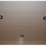 Качественный реечный потолок белый жемчуг в комплекте - Размер 2.33 м. х 2.4 м.