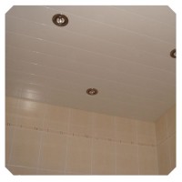 Алюминиевый реечный потолок для нестандартных ванных комнат - Комплект 2.1х1.72м