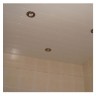 Белый матовый реечный потолок в ванную в комплекте 1.95м. х 1.75 м.