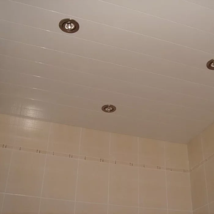 Реечный потолок Албес белый матовый 2×2 м — комплект для балкона или ванной