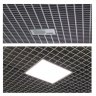 Решетчатый потолок грильято - Cesal Эконом белый гл. 150х150х37 мм