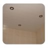 Новый реечный потолок для ванной 2,56 м. x 1,8 м. Белый матовый