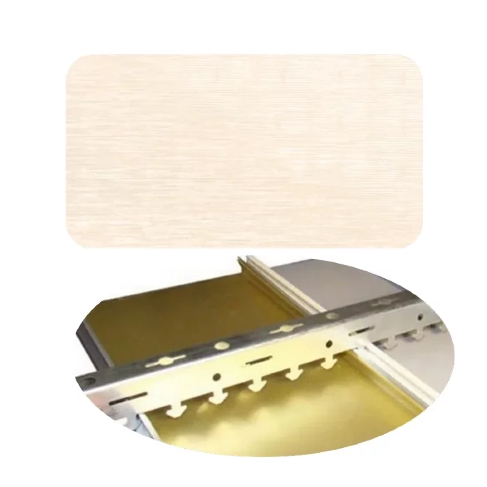 CESAL S150 — нежно-розовый алюминиевый реечный потолок 3×1,45 м, влагостойкий комплект