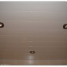 Подвесной реечный алюминиевый потолок для ванны - Белый 2.25 м x 1.2 м.