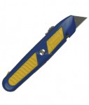 Нож Stayer металлический с запасными трапециевидными лезвиями
