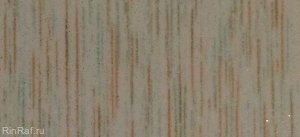 Реечный потолок Албес - Бежево-зеленый штрих на белом 4000x185