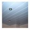 Подвесной реечный потолок в ванной комнате - A100AS Набор 2,11 м х 1,85 м Белый глянцевый