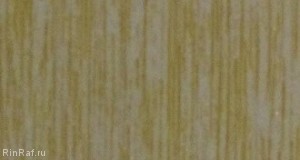 Реечный потолок Албес - Светло-бежевый штрих на белом 3000x150