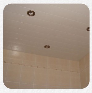 Качественный реечный потолок белый матовый в комплекте - Размер 1 м. x 1.82 м.