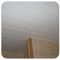 Реечный потолок белый с белой вставкой в комплекте - Размер 2,15 м. x 1.95 м 
