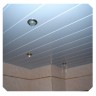 Качественный реечный потолок белый матовый в комплекте- Размер 1,55 х 1,5 м