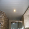 (617_C) Качественный реечный потолок Albes Белый Жемчуг в комплекте - Размер 2,4 м. x 1,65 м.