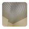 Качественный реечный потолок в комплекте металлик с хром вставкой в ванную - Размер 1.52 м. х 1.73 м.