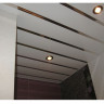 (8_D) Качественный реечный потолок Cesal белый матовый с хром вставкой в комплекте - Размер 3 м. x 2,6 м.