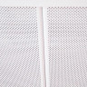 Алюминиевый реечный потолок Перфорированный белый матовый в комплекте - Размер 2.4 м. x 2 м.