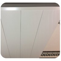 Качественный реечный потолок в комплекте белый матовый на кухню - Размер 3 м. x 2 м.