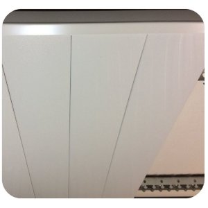 Качественный реечный потолок в комплекте белый матовый на кухню - Размер 3 м. x 2 м.