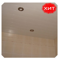 Качественный реечный потолок белый матовый в комплекте - Размер 4 м. x 3.75 м
