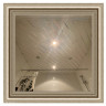 Металический реечный потолок белый с хромированными вставками в комплекте - Размер 1.65 м. x .2.05 м