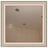 Подвесной реечный потолок на кухню - Цвет Белый размер 2.40 м х 2.00 м