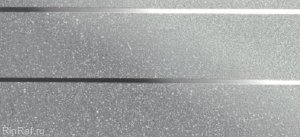Реечный потолок Cesal - Серебро с хромом 4000x 180