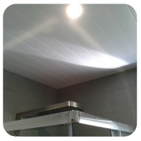 Реечный потолок белый матовый в комплекте - Размер 2,45 м. x 2.41 м