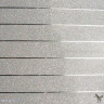 Качественный реечный потолок металлик с хром полосой - 2,5 х 2,3 м.