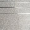 1.39x1.9м. комплект реечного потолка - Цвет металлик с хром полосой