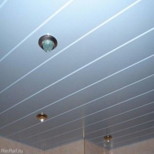 Комплект реечных потолков Albes S-150 для ванной комнаты 2x2 м белый матовый