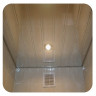 Качественный реечный потолок хром зеркальный+хром зеркальный в комплекте - Размер 2x2м