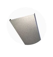 Реечный потолок Люмсвет - Металлик серебристый 3000x84