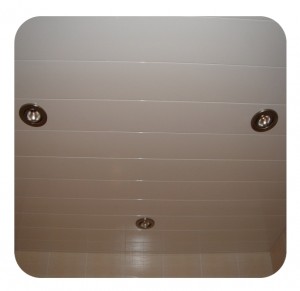 Алюминиевый качественный реечный потолок белый матовый в комплекте - Размер 2,25 м.х 2 м.