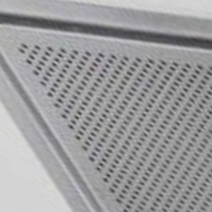 Кассетный потолок Албес 600х600 AP600A6/Т-24 серебро металлик перфорированный
