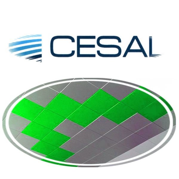 Потолок кассетный Cesal Белый матовый 3306 300x300 мм
